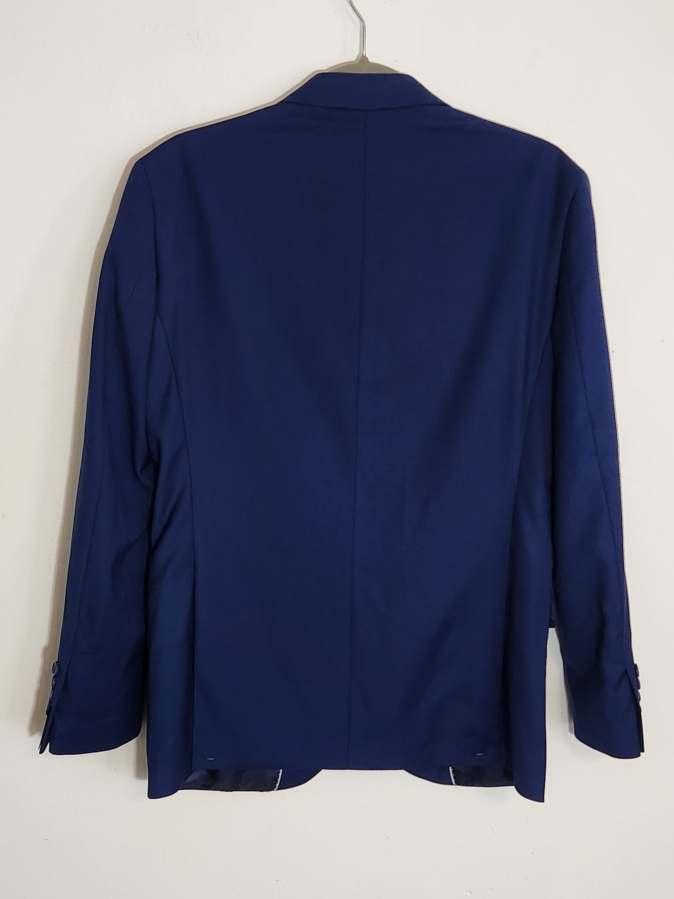 Alain Dupetit Two Button Blue Blazer Size 36s Nwt — image 4 of 8